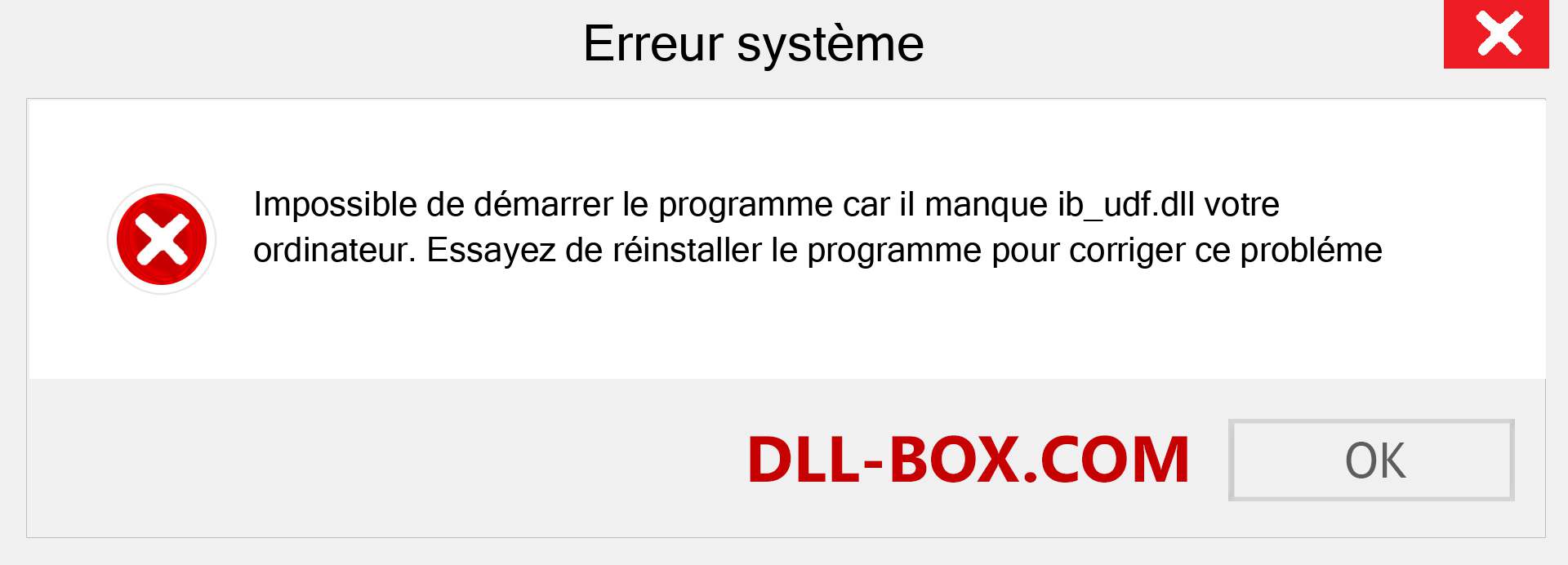 Le fichier ib_udf.dll est manquant ?. Télécharger pour Windows 7, 8, 10 - Correction de l'erreur manquante ib_udf dll sur Windows, photos, images